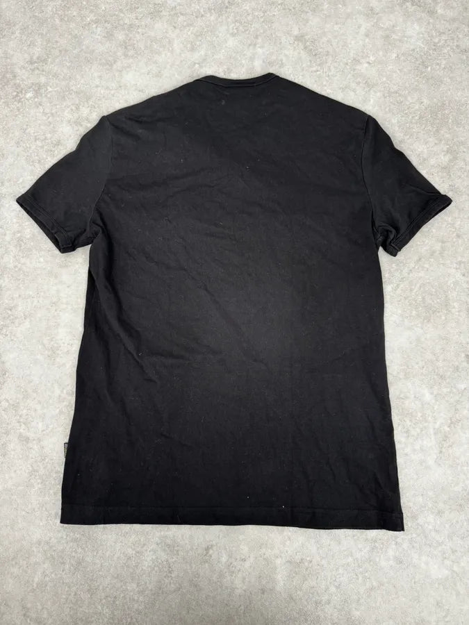 2000s Cavalli Black Henley Cargo T-Shirt cQFyGWL 3
