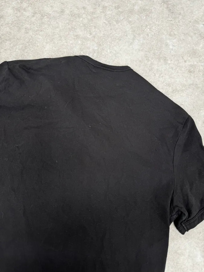 2000s Cavalli Black Henley Cargo T-Shirt cQFyGWL 5