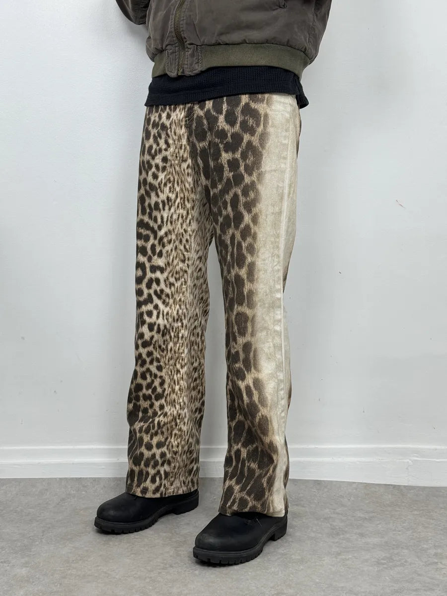 2000s Cavalli Black Leopard Pants SjMpHtK 2