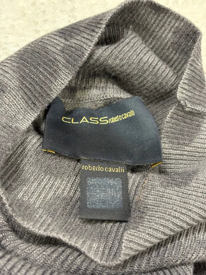 2000s Cavalli Black Leopard Turtleneck whCokjc 6