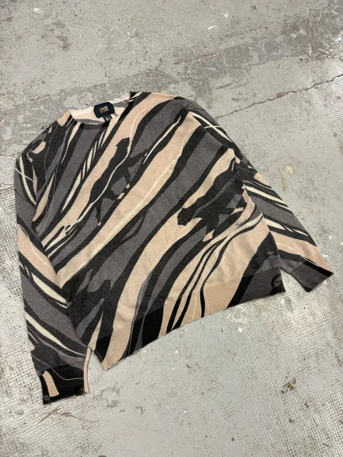 2000s Cavalli Black Panther Wool Environment Sweater wbMyxHB 3