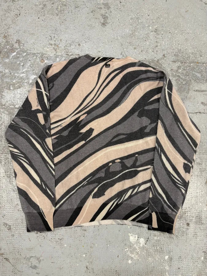 2000s Cavalli Black Panther Wool Environment Sweater wbMyxHB 5