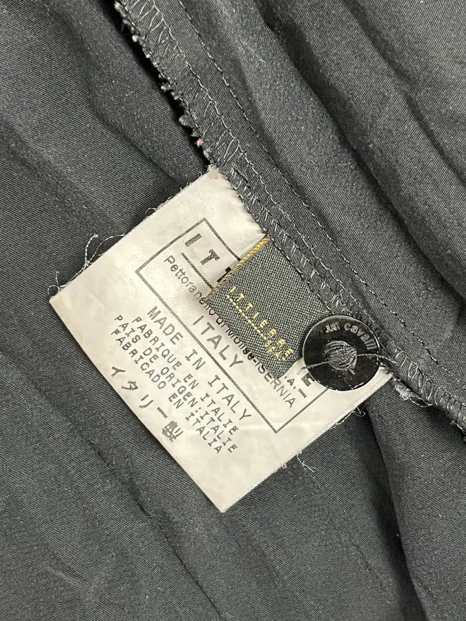 2000s Cavalli Black Pleats Minimalist Shirt DNAgUBh 8