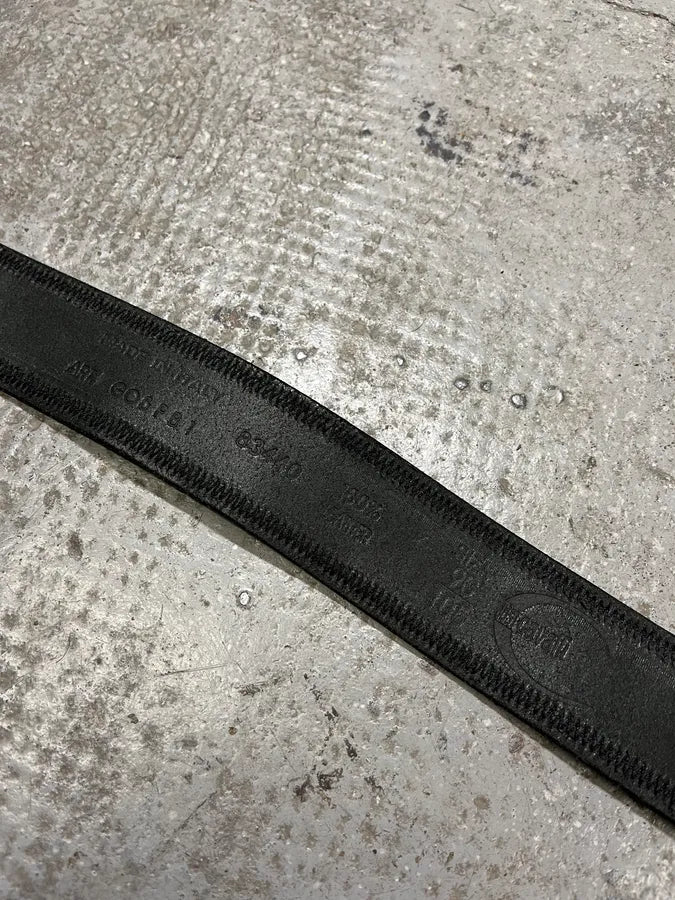 2000s Cavalli Black Pony Hair Leather Belt KkjQsUo 7