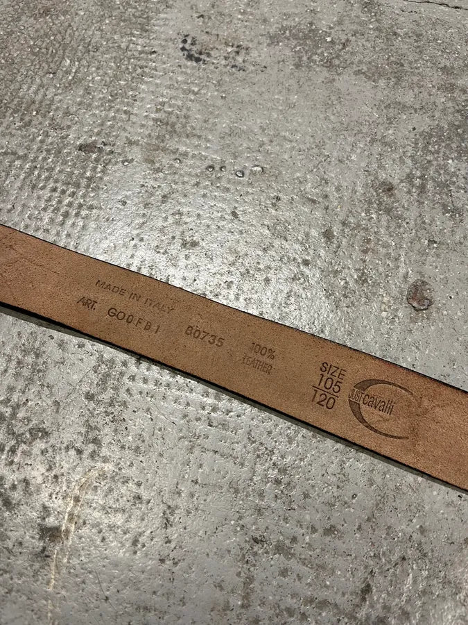 2000s Cavalli Black Pony Hair Leather Belt (OS) uyrooSi 8