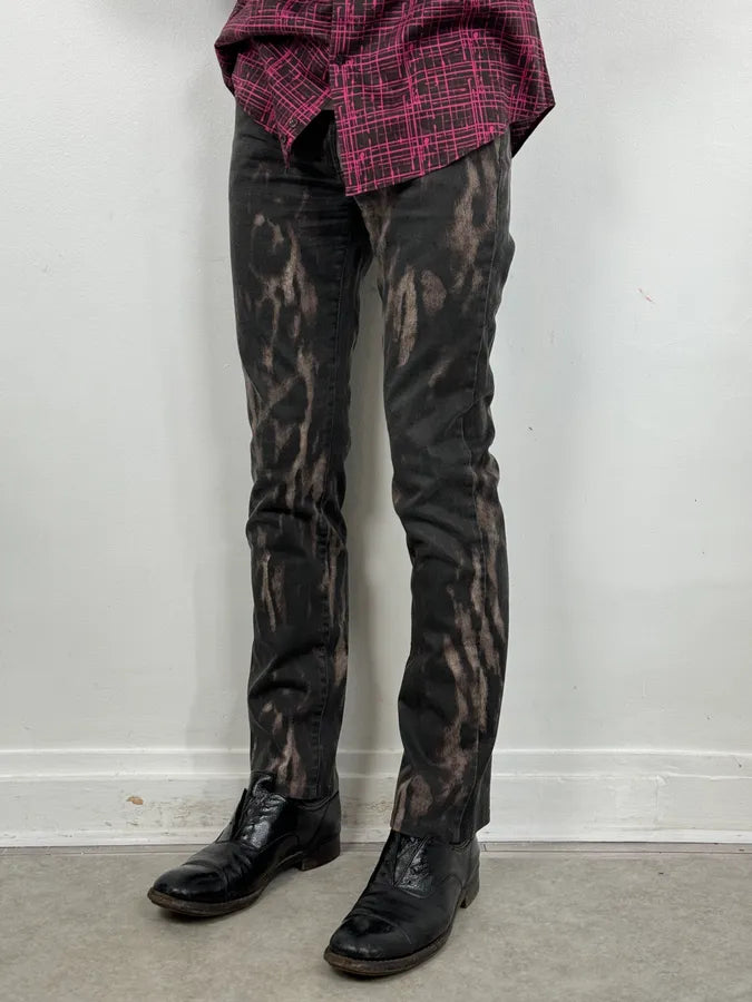 AW2011 Cavalli Black Shadows Slim Faded Pants YhjceaF 2