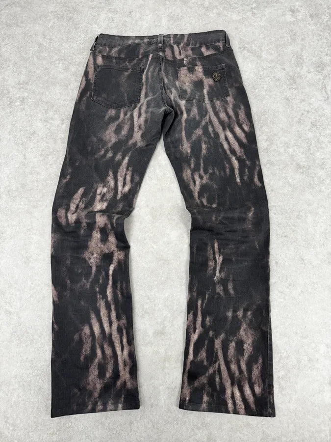 AW2011 Cavalli Black Shadows Slim Faded Pants YhjceaF 4