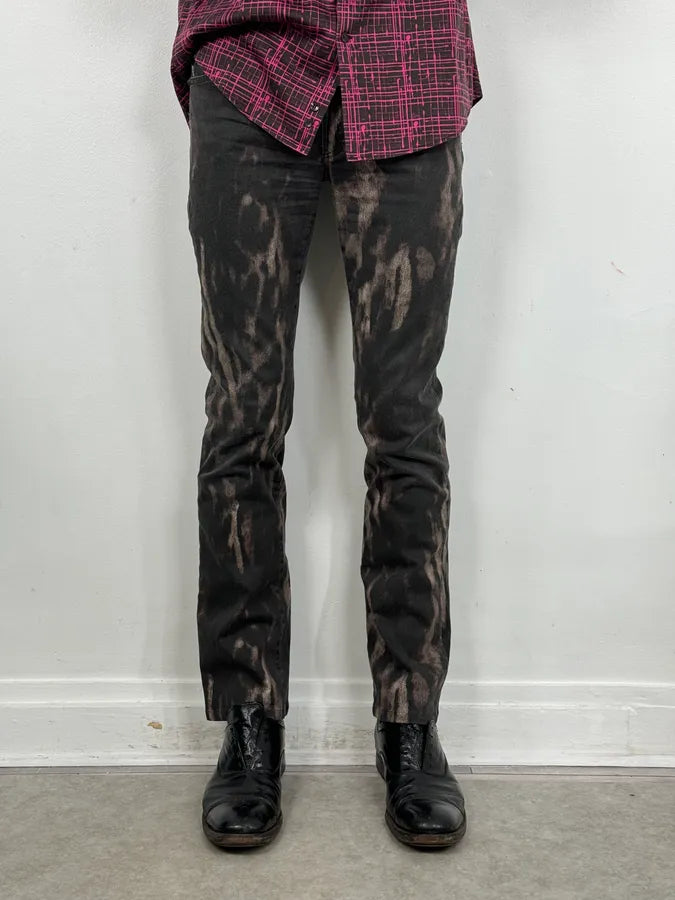 AW2011 Cavalli Black Shadows Slim Faded Pants YhjceaF 1
