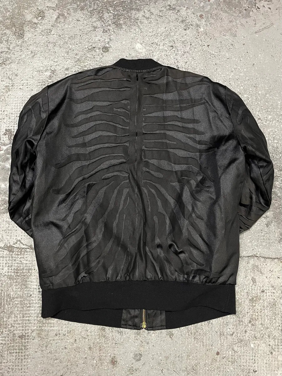 2000s Cavalli Black Solar Plexus Light Bomber Jacket (S/M) mWtLMOU 4
