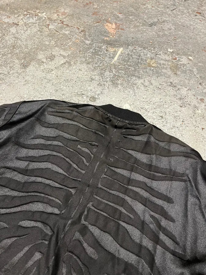 2000s Cavalli Black Solar Plexus Light Bomber Jacket (S/M) mWtLMOU 5