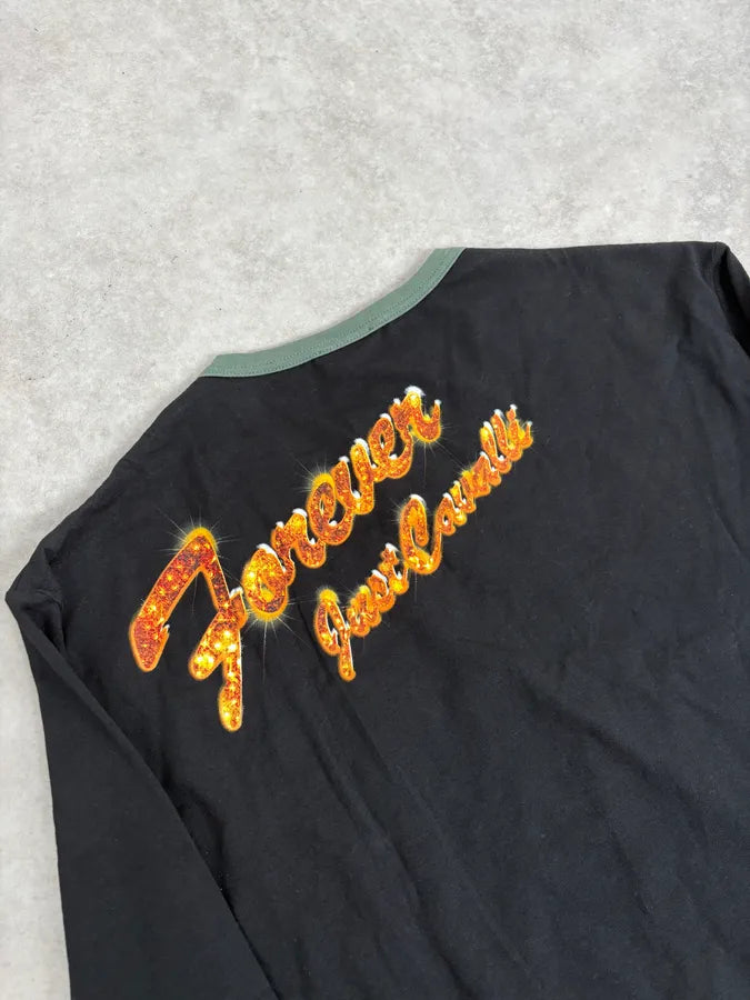 AW2005 Cavalli Black Star Longsleeve T-Shirt UFTtjCj 7