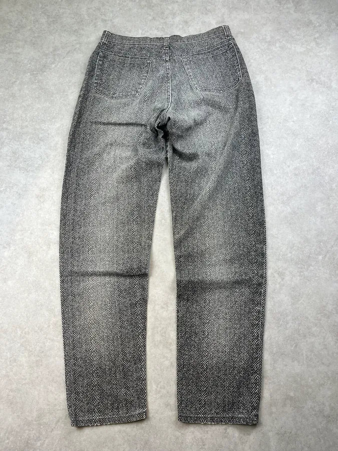 2000s Roberto Cavalli Grey Faded Pants tPInavz 6