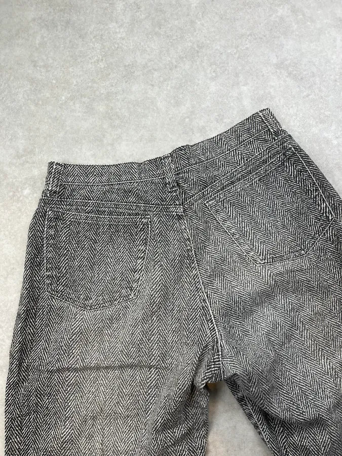 2000s Roberto Cavalli Grey Faded Pants tPInavz 7