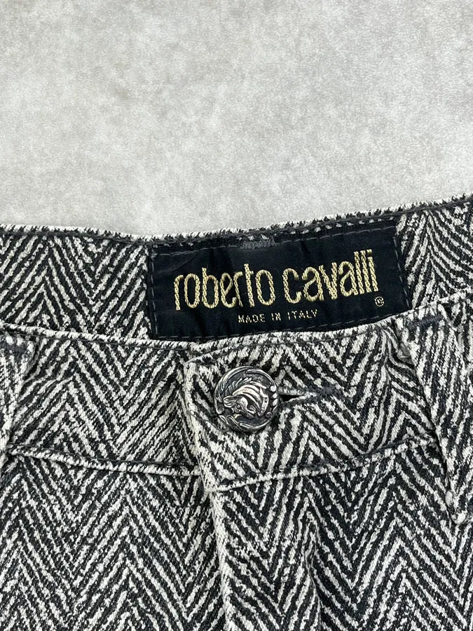 2000s Roberto Cavalli Grey Faded Pants tPInavz 8