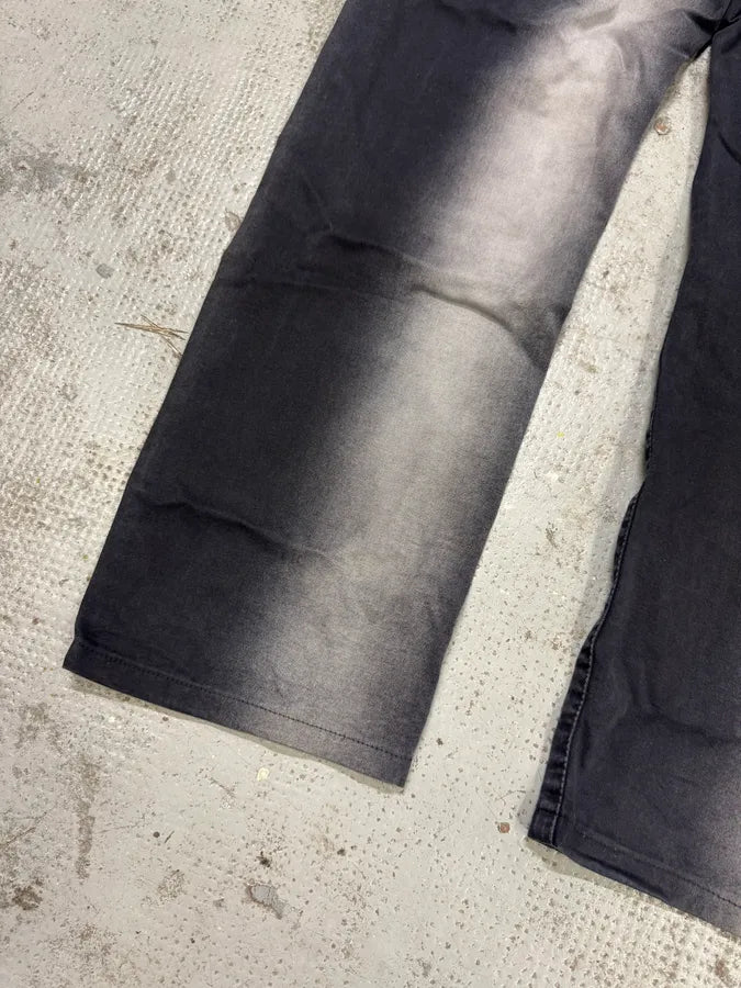 2000s Cavalli Black Vertical Gradient Pants uQmjzGz 10