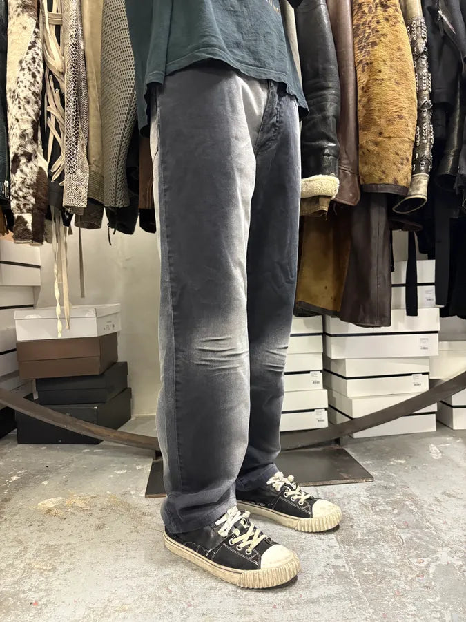 2000s Cavalli Black Vertical Gradient Pants uQmjzGz 2