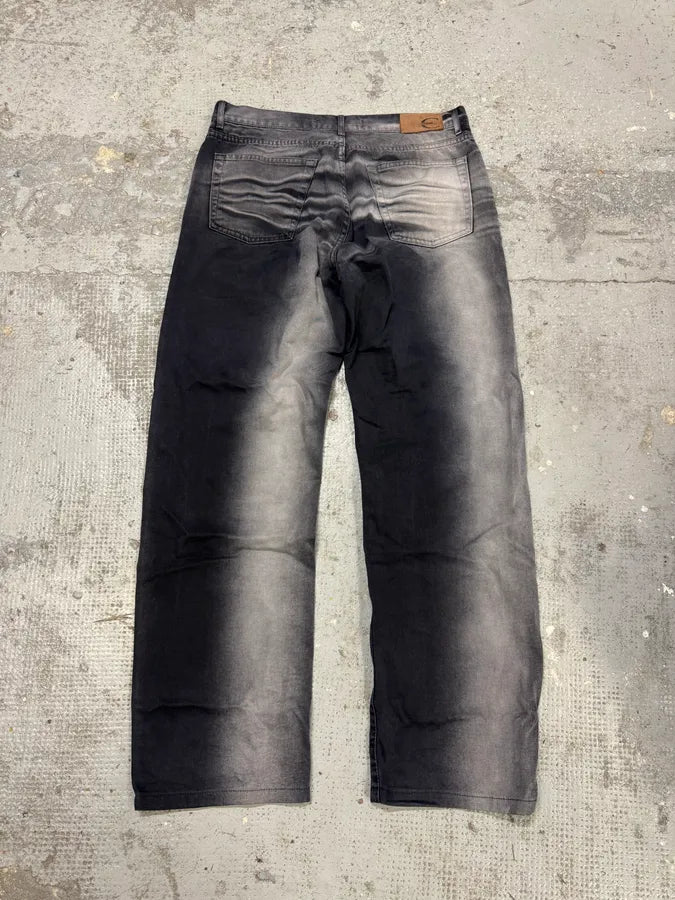 2000s Cavalli Black Vertical Gradient Pants uQmjzGz 6