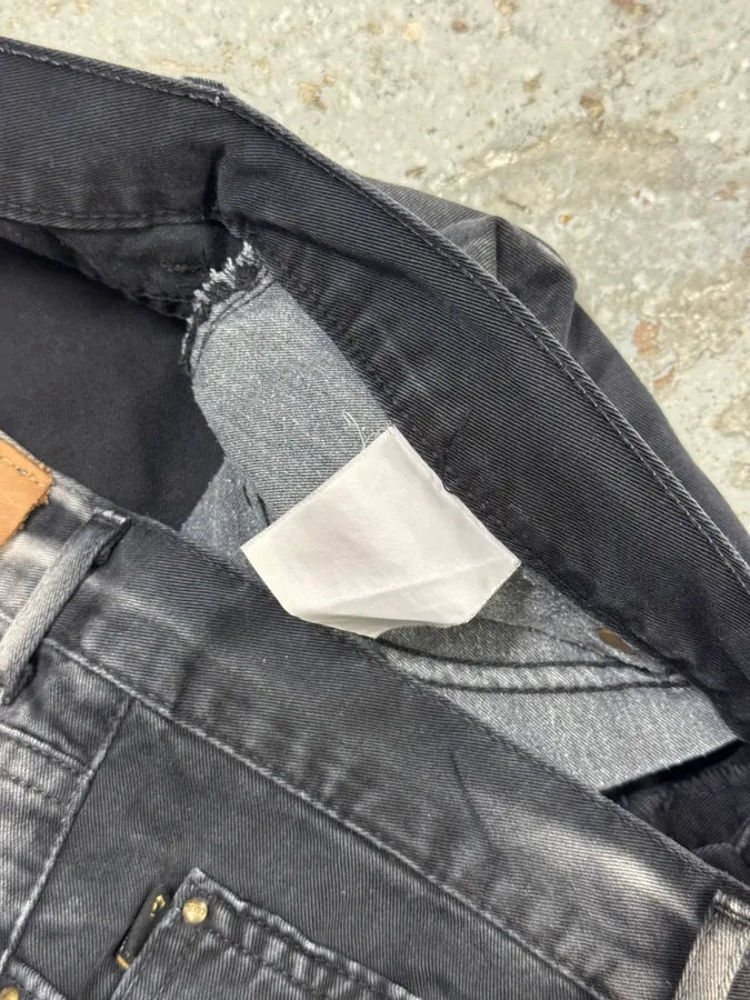 2000s Cavalli Black Vertical Gradient Pants uQmjzGz 7