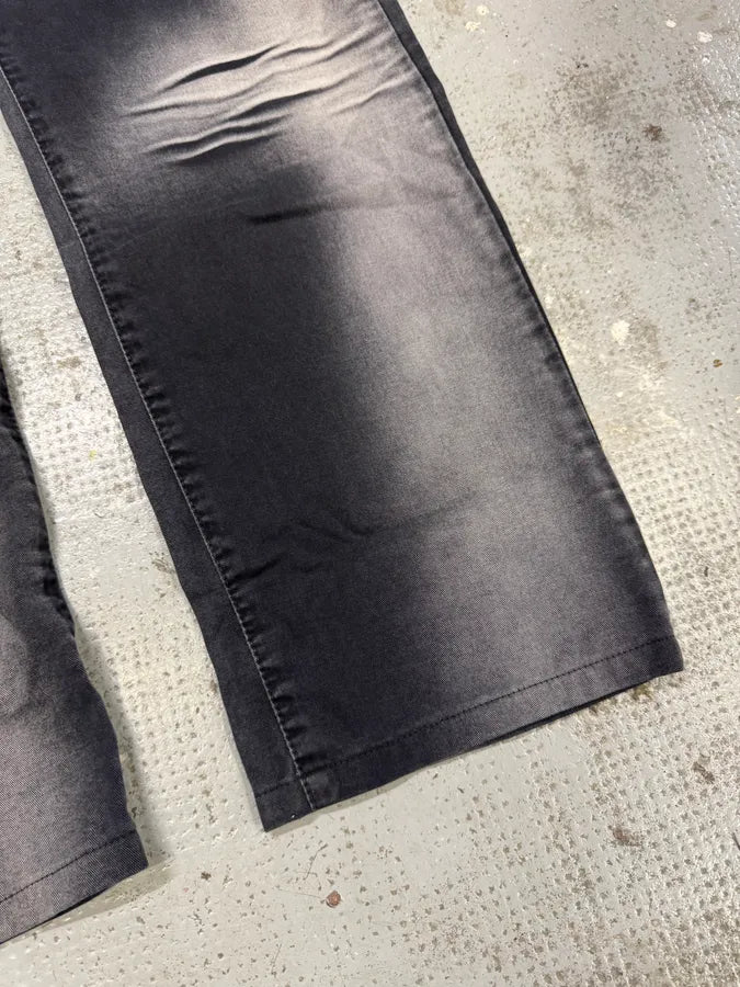 2000s Cavalli Black Vertical Gradient Pants uQmjzGz 8