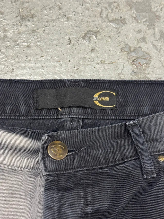 2000s Cavalli Black Vertical Gradient Pants uQmjzGz 9