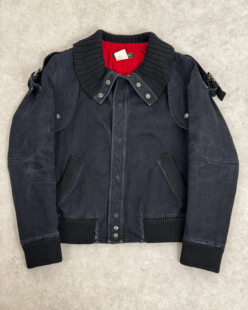 AW2004 Cavalli Dark Navy Astro Bomber Jacket PURfOlE 0