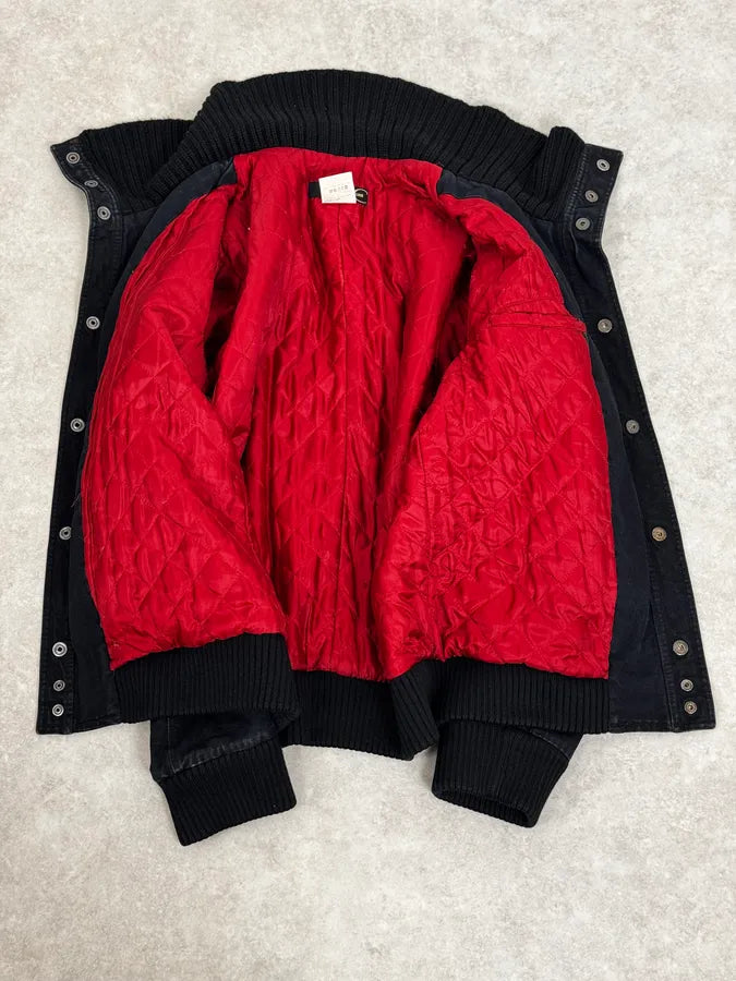 AW2004 Cavalli Dark Navy Astro Bomber Jacket PURfOlE 7