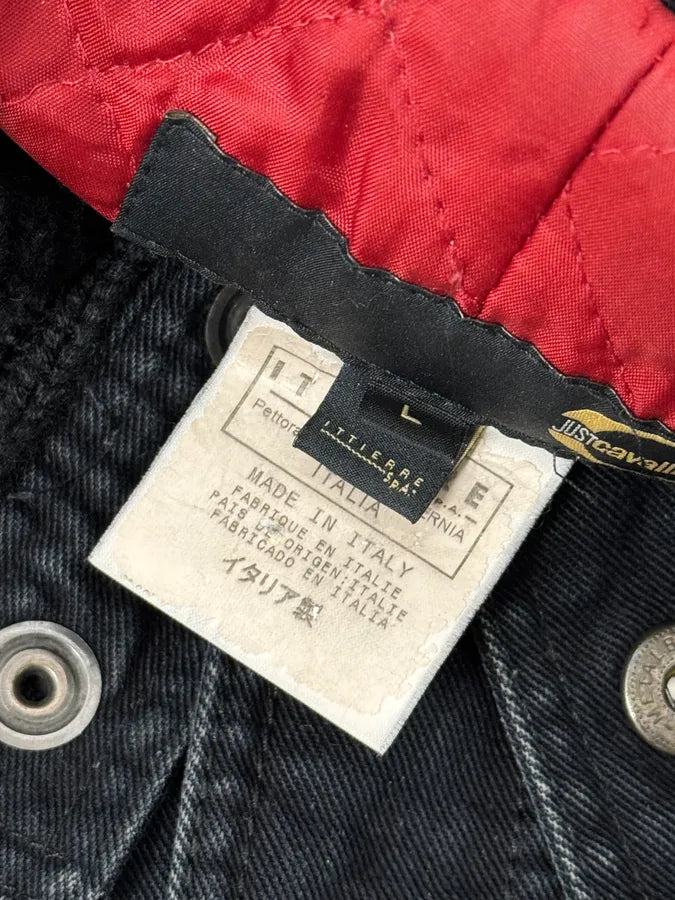 AW2004 Cavalli Dark Navy Astro Bomber Jacket PURfOlE 12