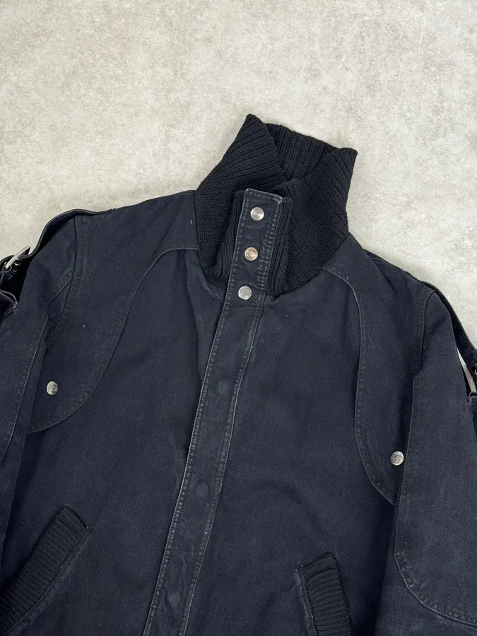 AW2004 Cavalli Dark Navy Astro Bomber Jacket PURfOlE 5