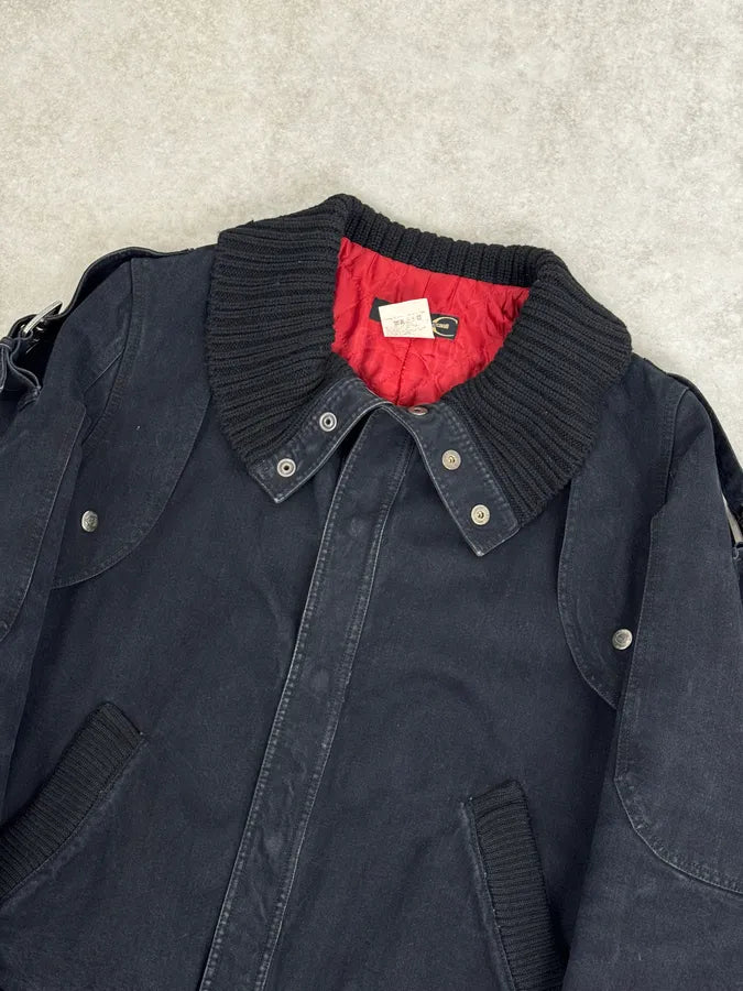AW2004 Cavalli Dark Navy Astro Bomber Jacket PURfOlE 4