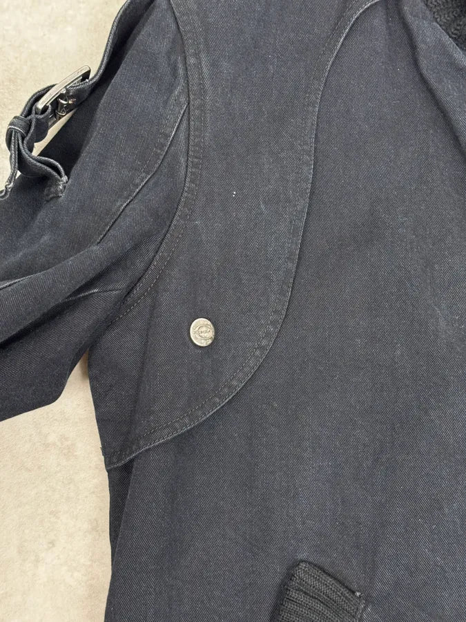 AW2004 Cavalli Dark Navy Astro Bomber Jacket PURfOlE 10
