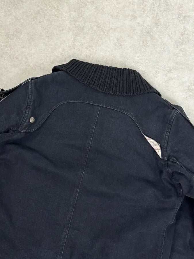 AW2004 Cavalli Dark Navy Astro Bomber Jacket PURfOlE 6