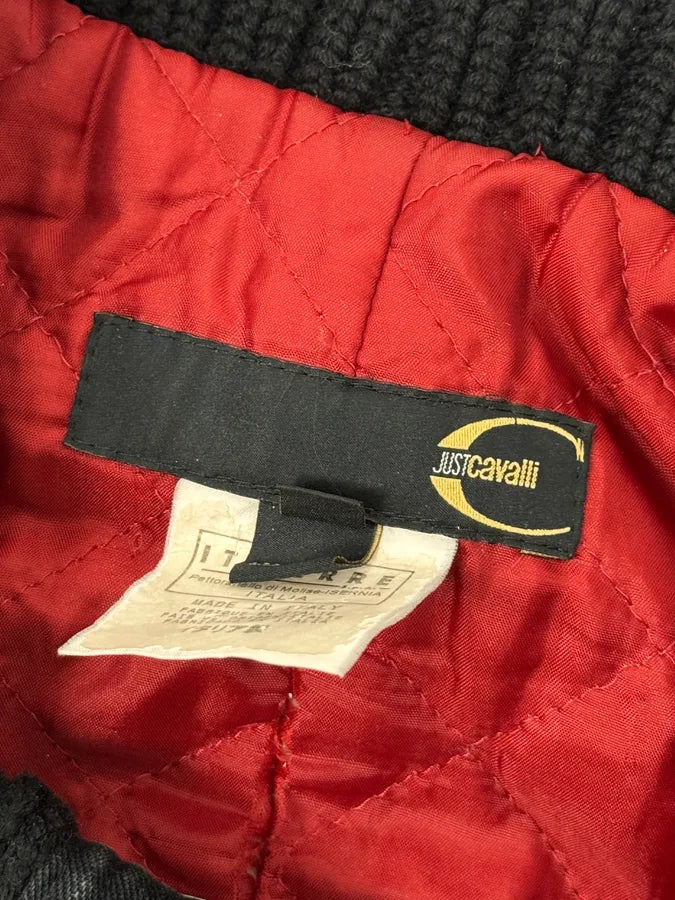 AW2004 Cavalli Dark Navy Astro Bomber Jacket PURfOlE 11