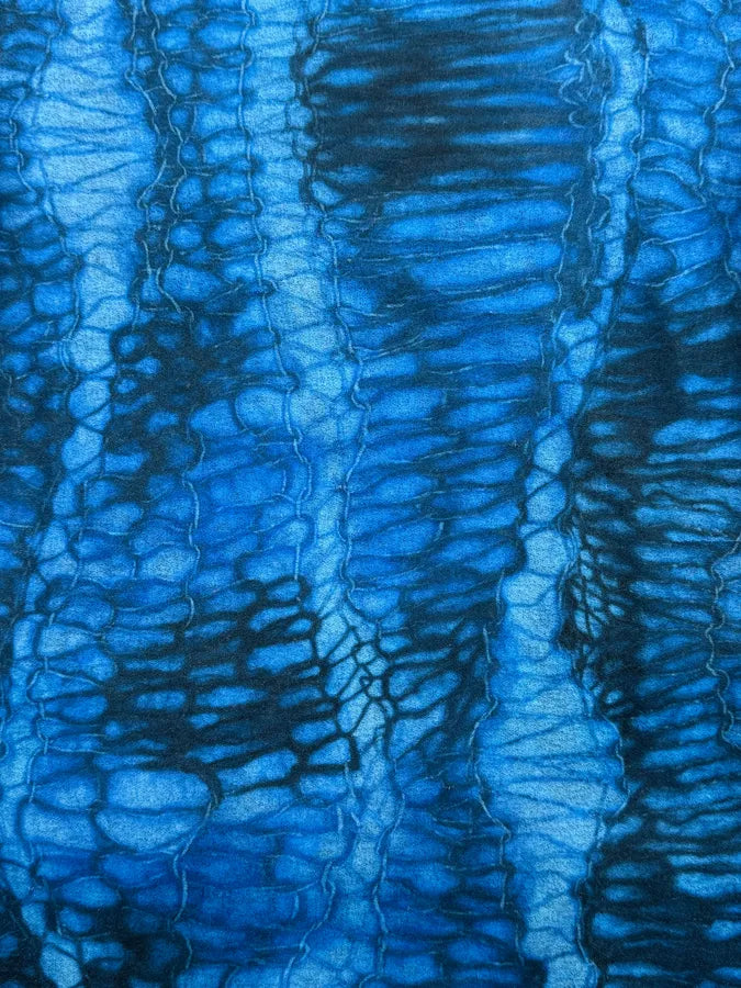2000s Cavalli Blue Aqua Pattern Mesh Longsleeves YIHdAeO 6