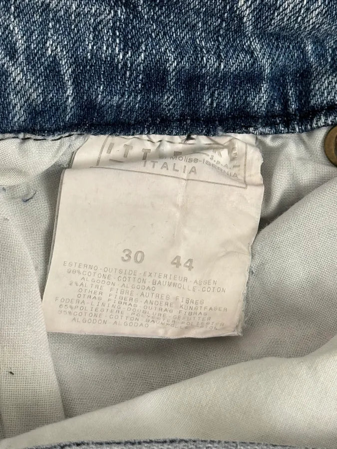 SS2007 Cavalli Blue Arabic Influence Denim Jeans fMIZPXs 12