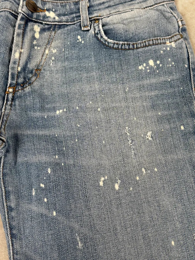 SS2007 Cavalli Blue Arabic Influence Denim Jeans fMIZPXs 7