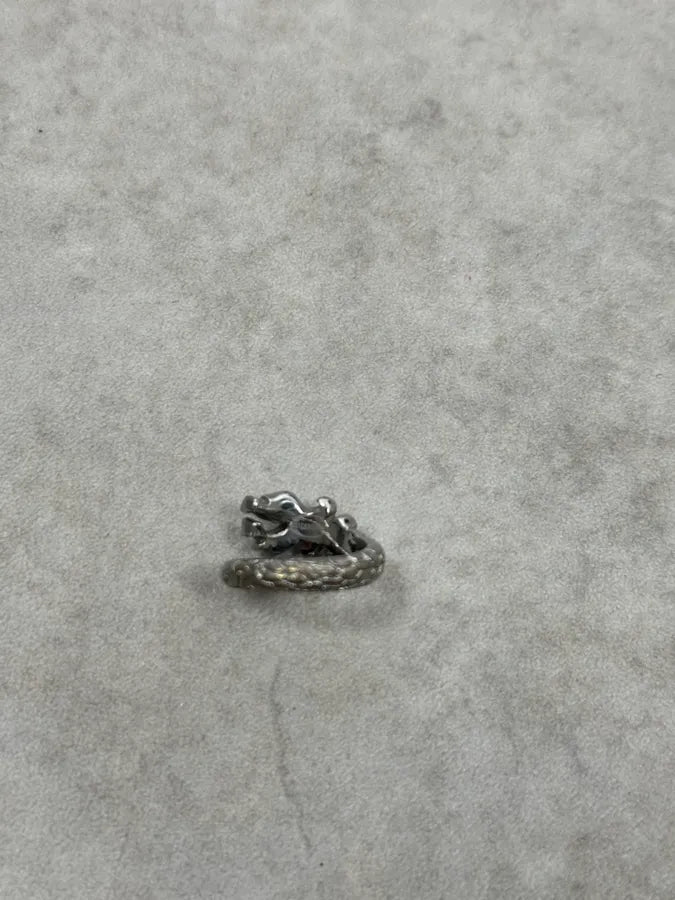 2000s Cavalli Blue Asian Dragon Metal Ring jBiDmnq 3