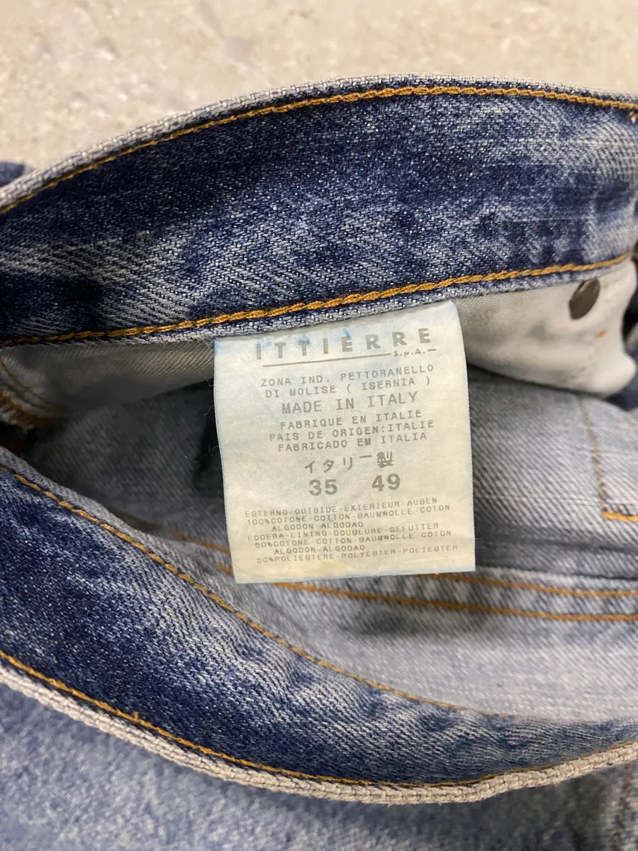 2000s Cavalli Blue Denim Faded Jeans (S/M) 3