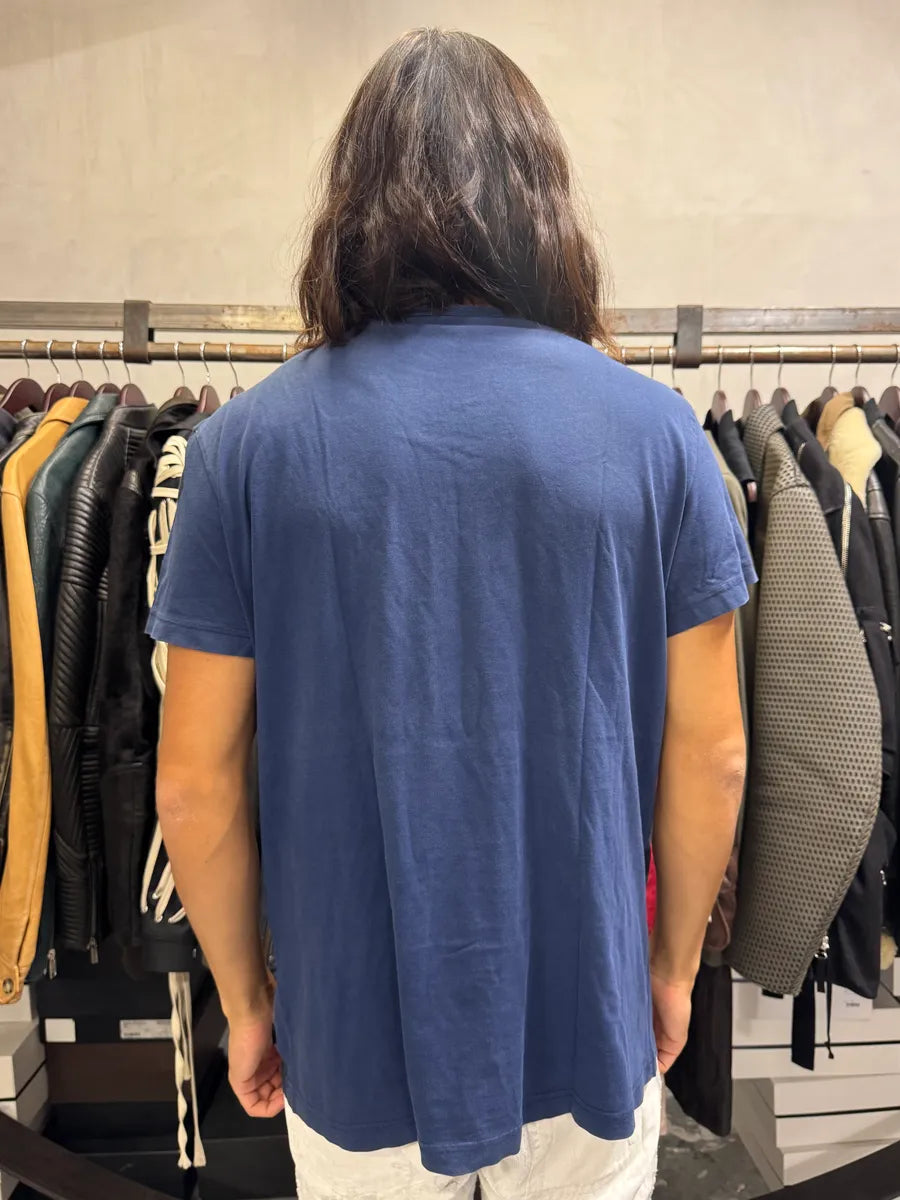 2000s Cavalli Blue Gun T-Shirt kYEutzM 2