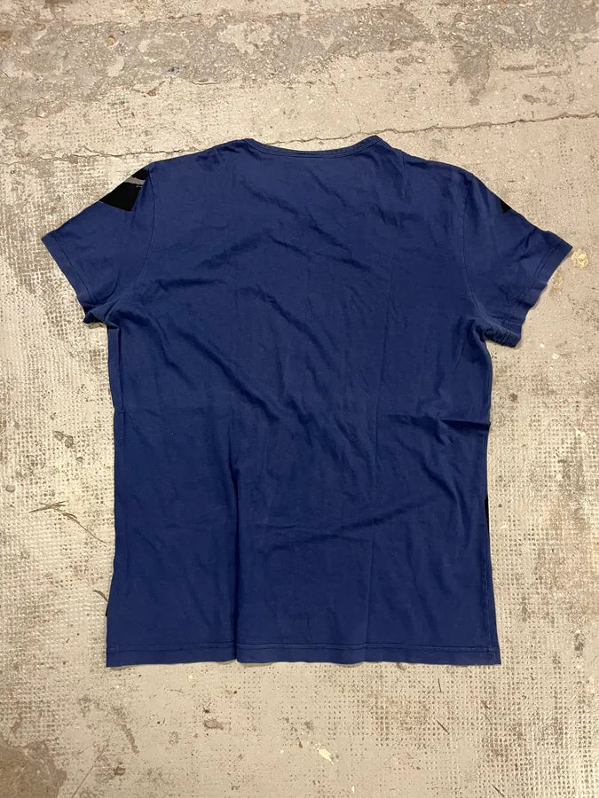 2000s Cavalli Blue Gun T-Shirt kYEutzM 6