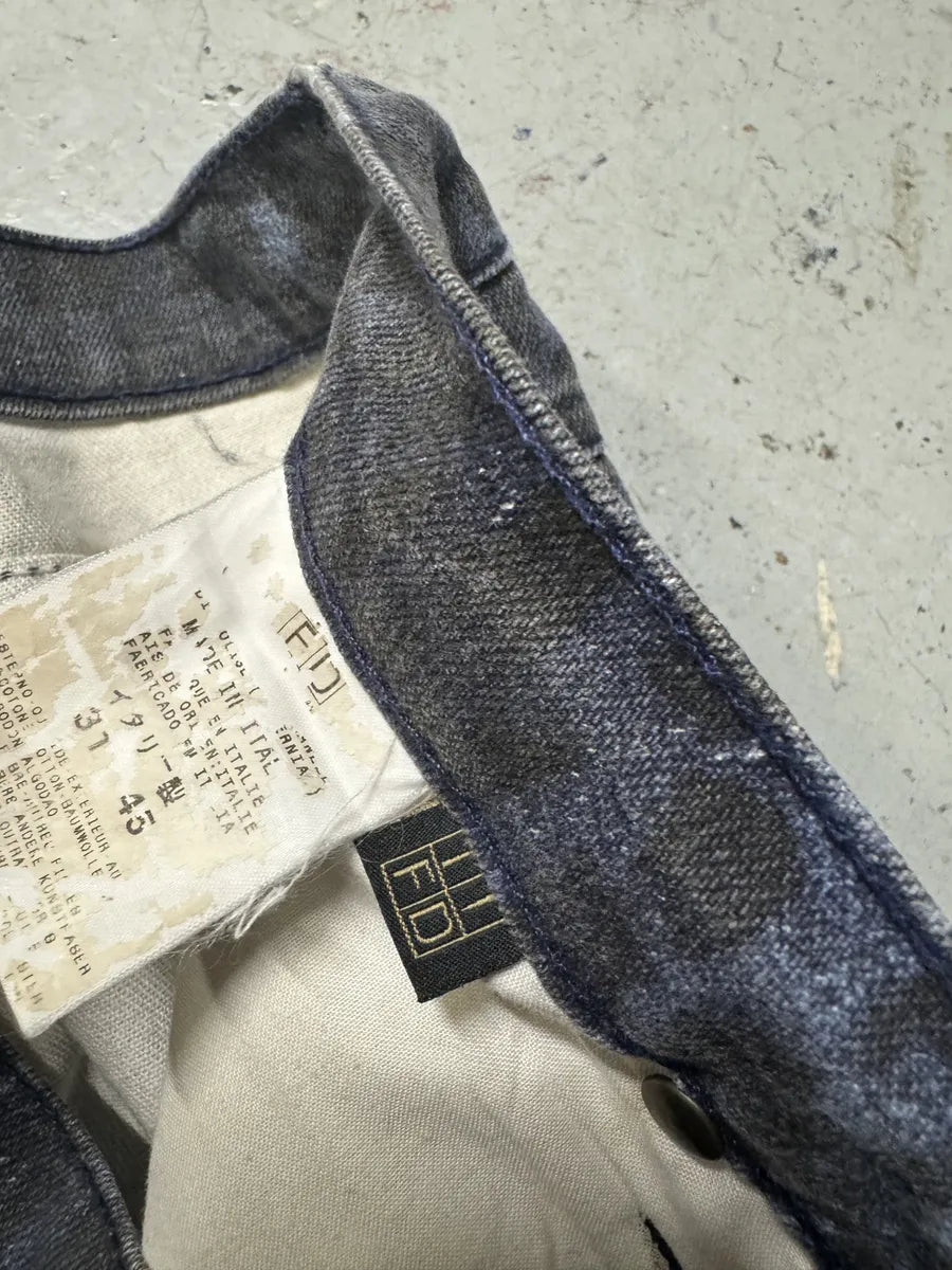 2000s Cavalli Blue Leopard Flared Pants lfNpzYy 7