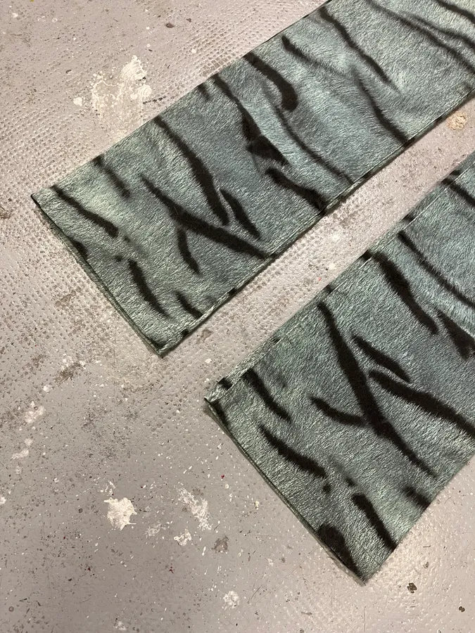 2000s Cavalli Blue Safari Savage Striped Pants (S/M) xICXpSL 7