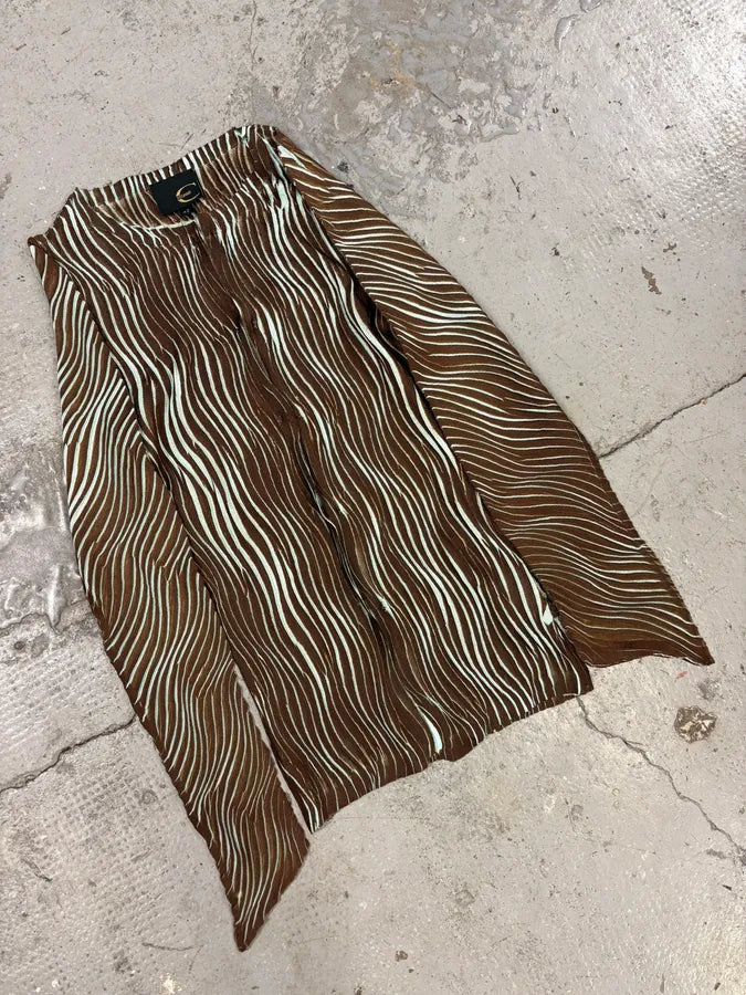 2000s Cavalli Blue Zebra Contemporary Cardigan (S) oMPsuJM 1