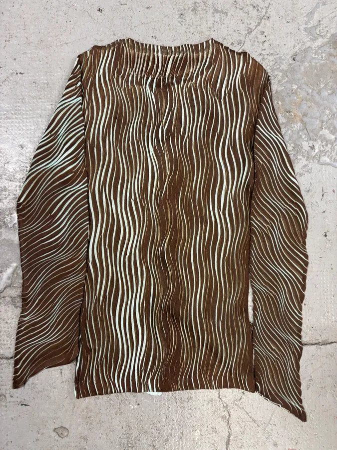 2000s Cavalli Blue Zebra Contemporary Cardigan (S) oMPsuJM 3