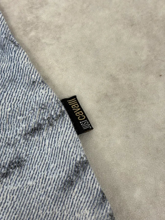 2000s Cavalli Blue Zebra T-Shirt  jYzzvGd 8