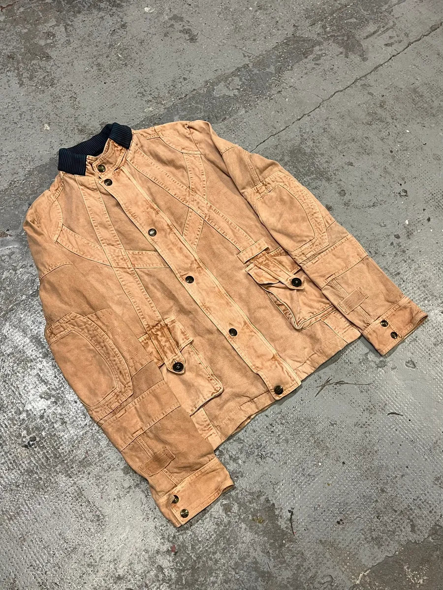 2000s Cavalli Bondage Beige Jacket XbtJJPg 3