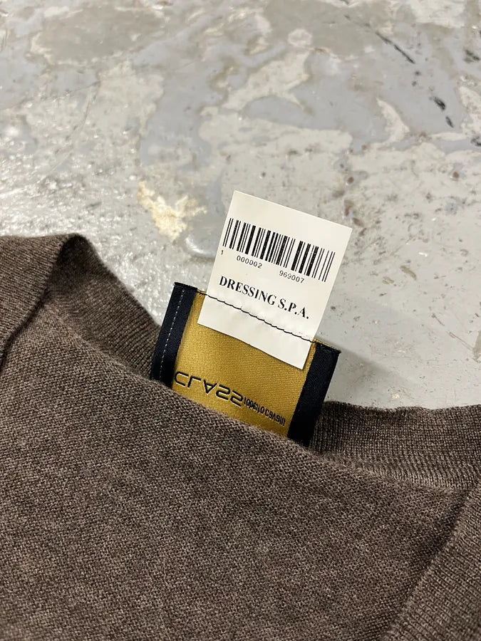 2000s Cavalli Bondage Brown Cardigan Vest Sweater yFQxdWV 8