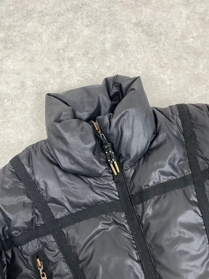 2000s Cavalli Bondage Harness Black Puffer Jacket DpGejoZ 4