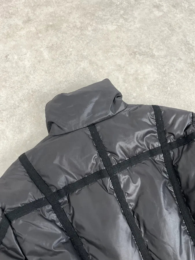 2000s Cavalli Bondage Harness Black Puffer Jacket DpGejoZ 6