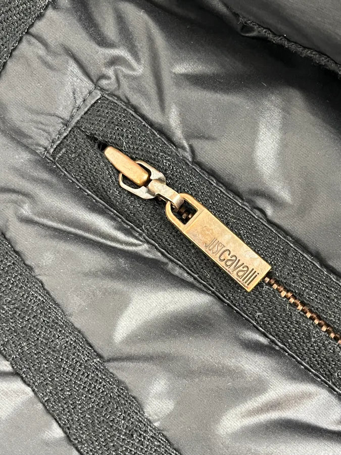 2000s Cavalli Bondage Harness Black Puffer Jacket DpGejoZ 7