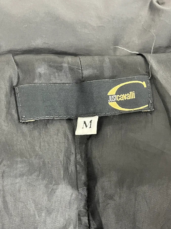 2000s Cavalli Bondage Harness Black Puffer Jacket DpGejoZ 9